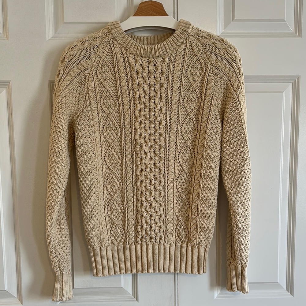 LL Bean fisherman sweater